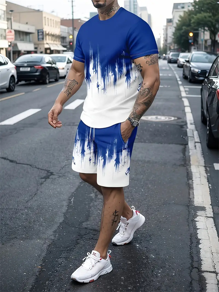 Men Women Gradient Texture T-s - огляд і ціна Running Gear Woman