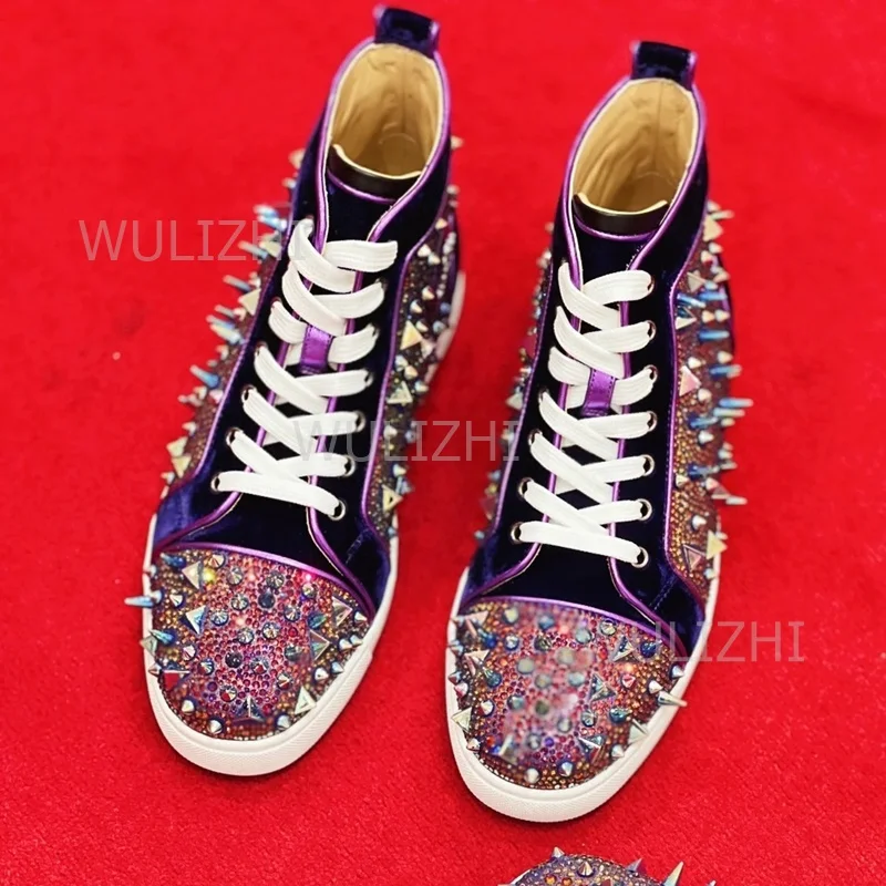 Dark Purple Crystal Rivet Men  - огляд і ціна Running Gear Woman