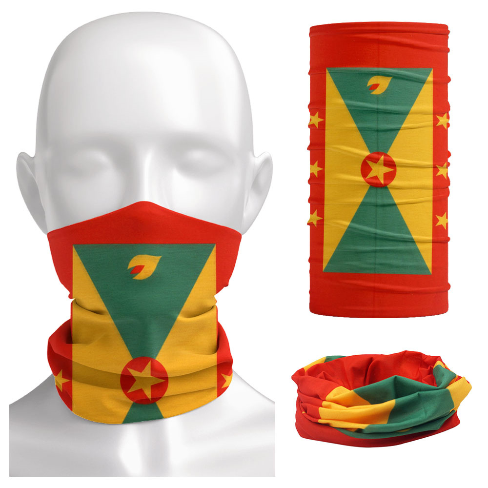 Grenada Flag Pattern Face Band - огляд і ціна Running Gear Headband