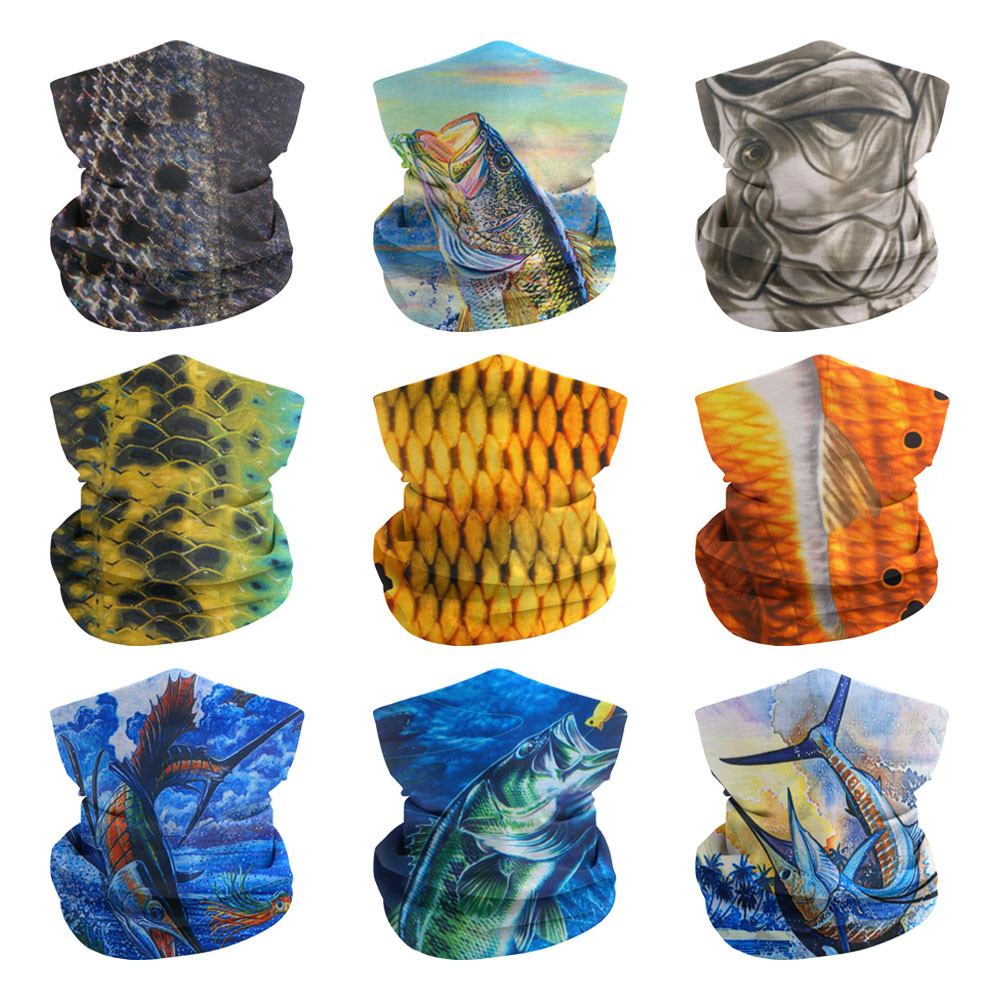 Fish Scales Pattern Neck Gaite - огляд і ціна Running Gear Headband