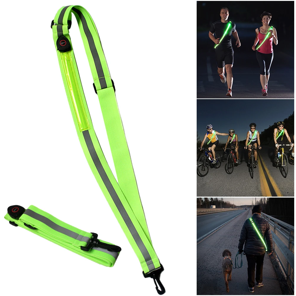 USB Rechargeable Cycling Refle - огляд і ціна Running Gear For Night